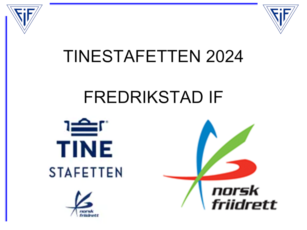 Tinestafetten 7. mai på Lisleby - påmeldingsfrist 15. mars.